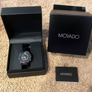 Movado Red Label Calendomatic watch nwt